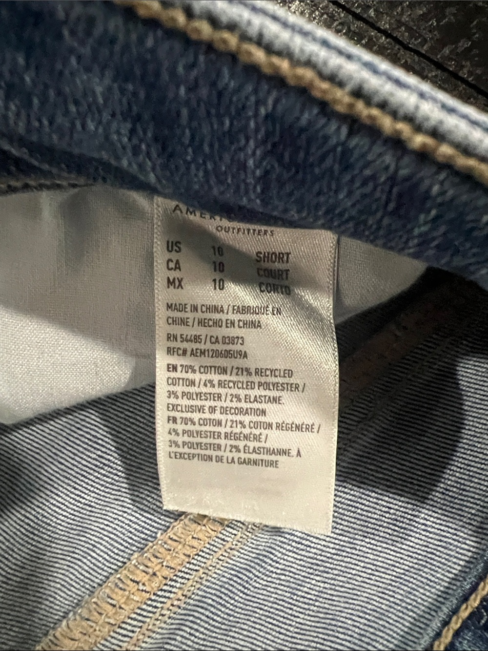 Light Blue Distressed Women’s Jeans - Picture 2 of 3